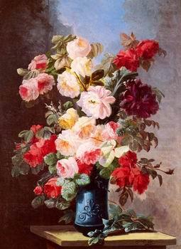 unknow artist Floral, beautiful classical still life of flowers.133 china oil painting image